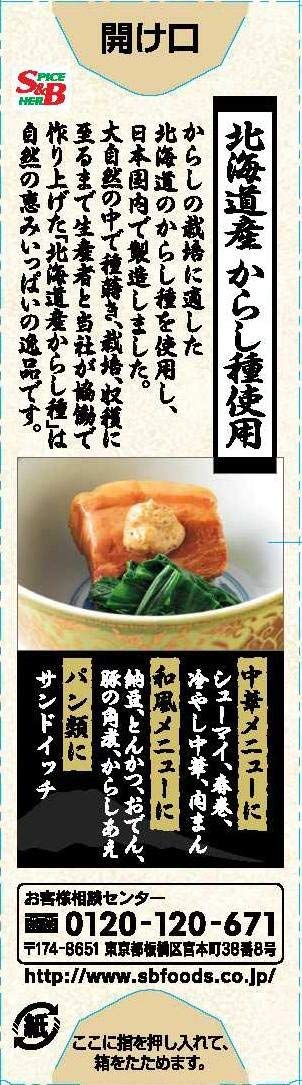 Master S&B Japanese Mustard 33g x 2 bottles