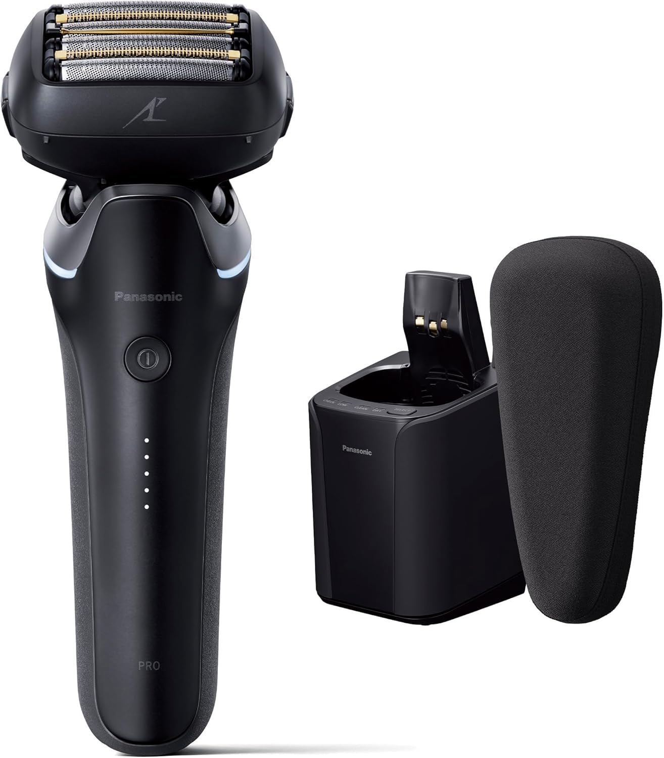 Panasonic Shaver Ramdash PRO 6-Blade Electric Razor Men's Ramdash AI⁺ Fully Automatic Cleaning Charger ES-L670U-K Craft Black