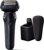 Panasonic Shaver Ramdash PRO 6-Blade Electric Razor Men's Ramdash AI⁺ Fully Automatic Cleaning Charger ES-L670U-K Craft Black