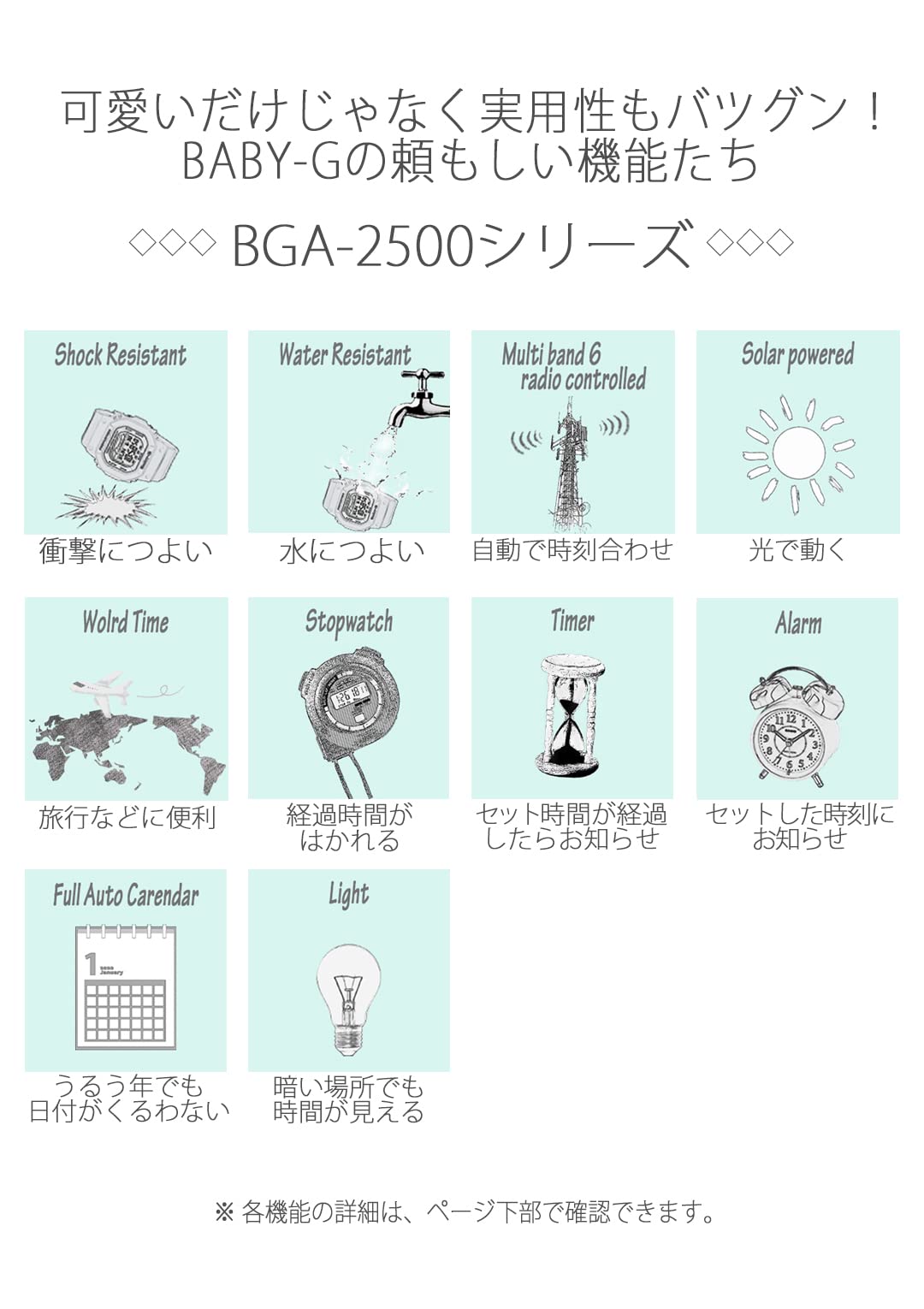 [카시오] 손목시계 베이비지[국내 정규품] 전파 솔러 BGA-2510-5 AJF 레이디스 브라운