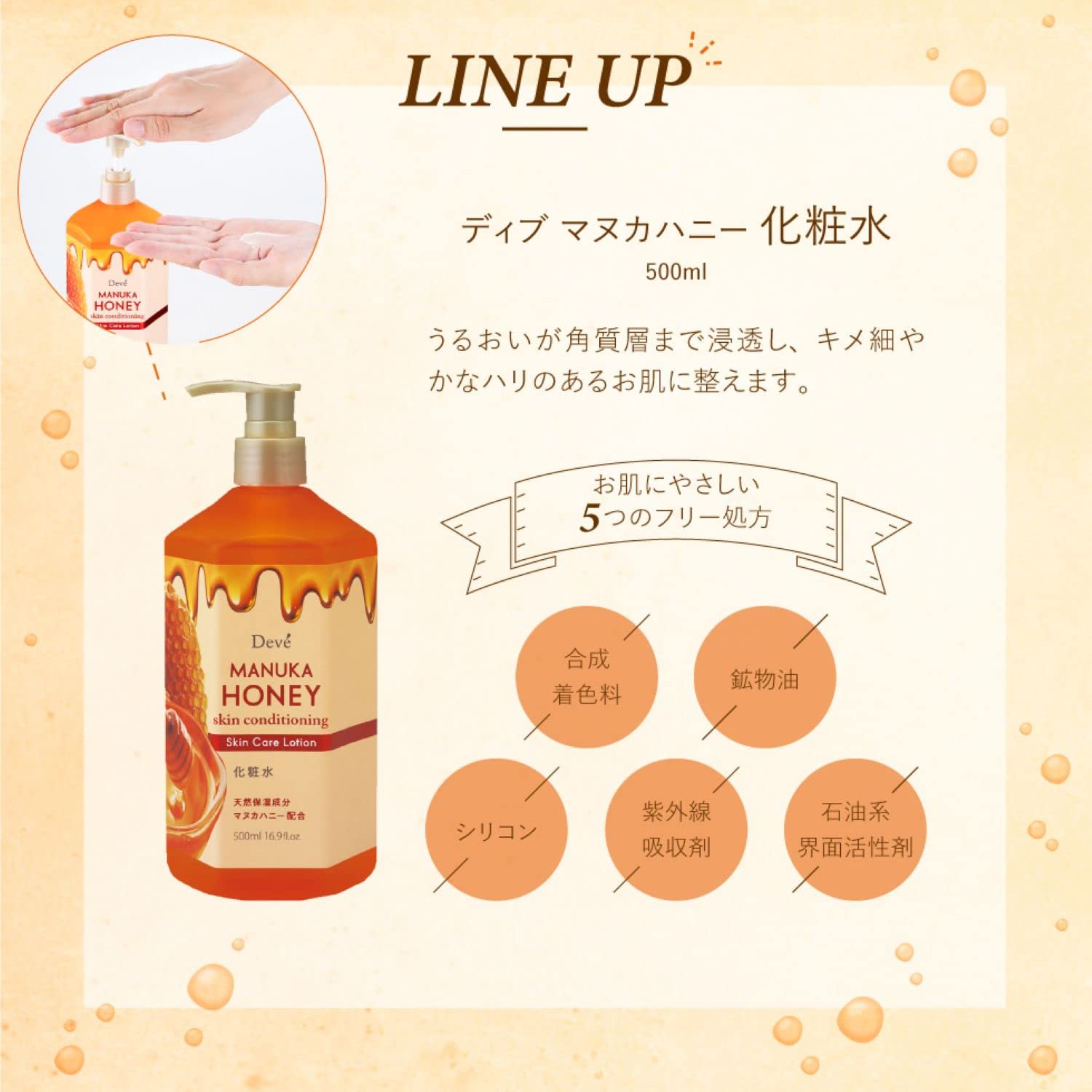 Dibu Manuka Honey Lotion 500ml