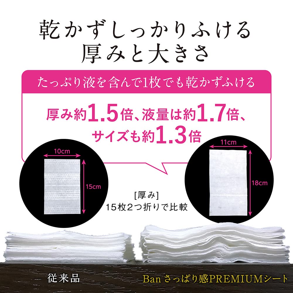 Ban (밴) 깔끔한 느낌 PREMIUM 시트 쿨 타입 내츄럴 비누 향기 30 장
