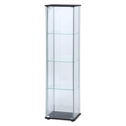 Fuji Boeki Collection Case Figure Case 4 Tiers Width 42.5 x Depth 36.5 x Height 162cm Brown Full Glass Assembly Product [2 Packings] 96047