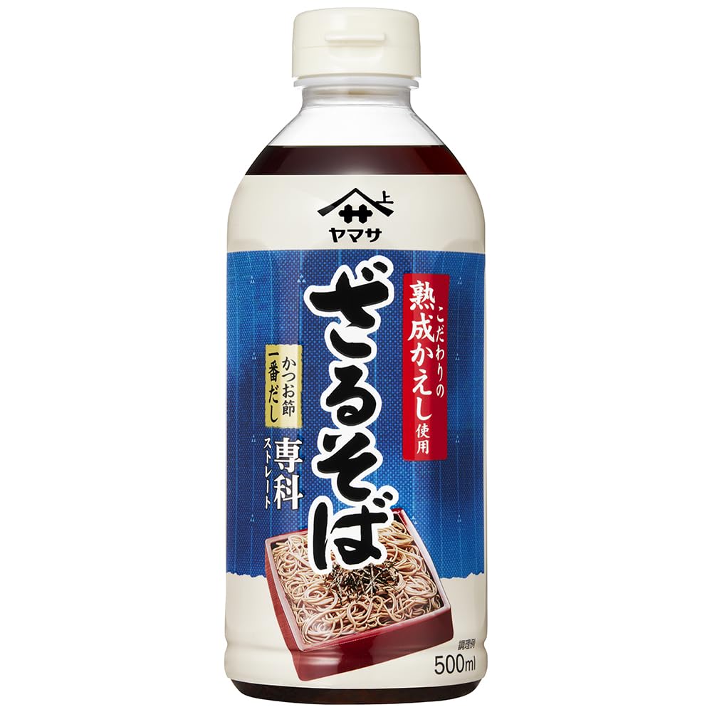 야마사 자루 소바 전과 500ml × 12 개