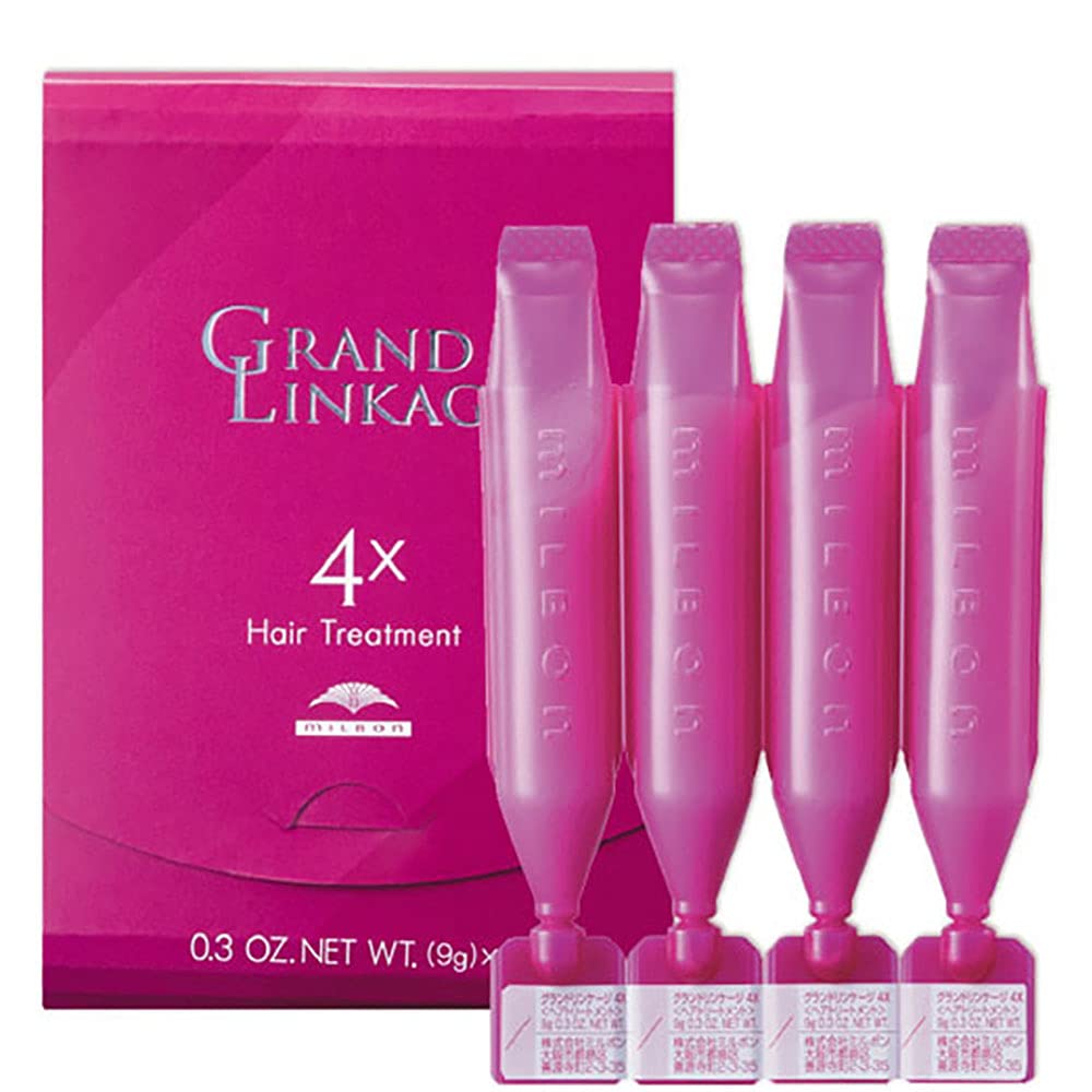 MILBON 3 piece set Grand Linkage Salon Treatment 4x 9g x 4 pieces