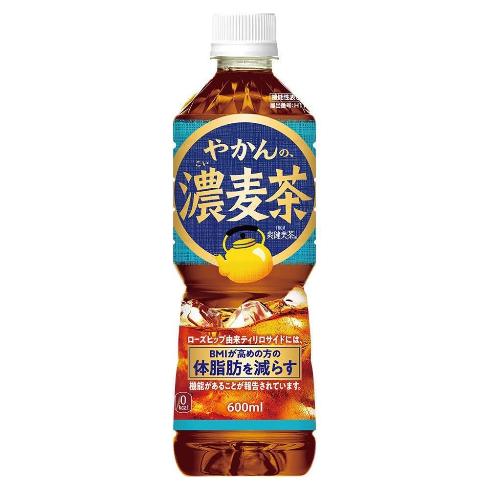 Coca-Cola kettle of strong barley tea from Soukenbicha 600ml PET x 24 bottles