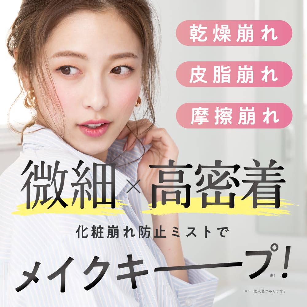 Makeup Cover Moisturizing Mist 65g (Unscented) Makeup Keep Fixing Mist Finishing Mist Prevents makeup from crumbling Prevents makeup from fading Prevents makeup from transferring Anti-pollen Light weight to wear