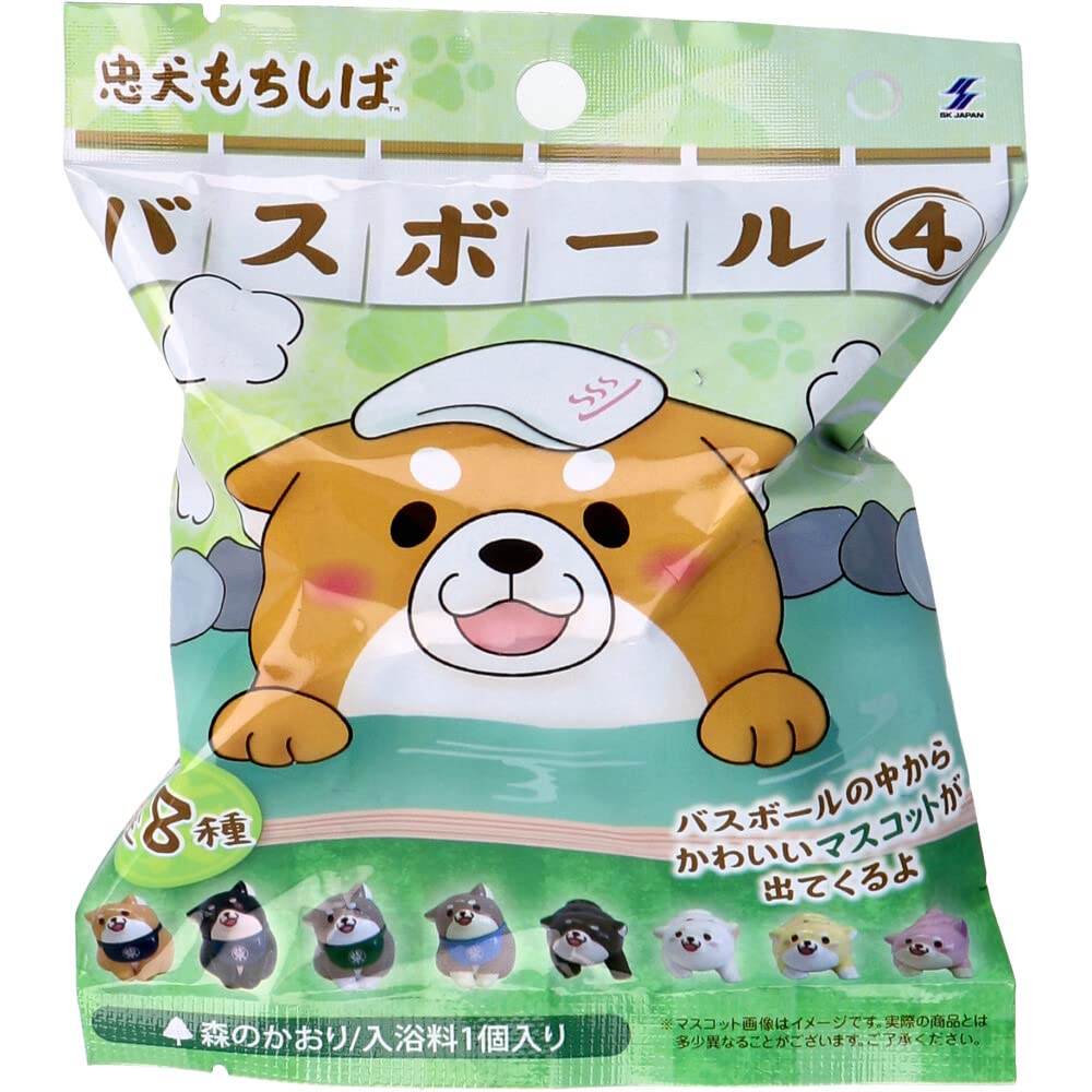 SK Japan Chuken Mochishiba Bath Ball 4 Forest Scent 75g 1 serving