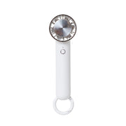Life on Products Peltier Cooling Function Handy Fan Lily White with Carabiner Hands-free Fan Wearable Fan Portable Fan LCAF004