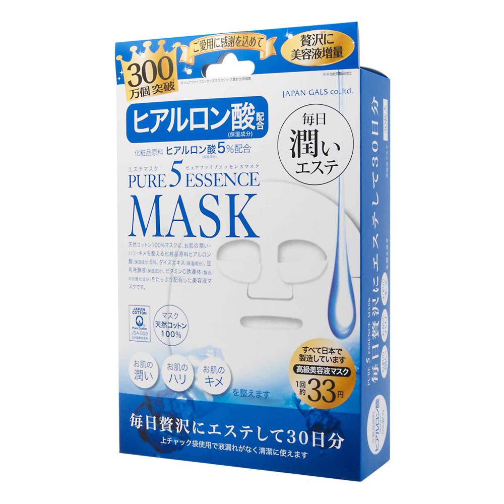 Japan Gals Pure Five Essence Mask HY30 ชิ้น