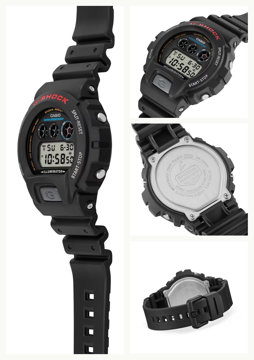 [카시오] 손목 시계 지 쇼크 [국내 정규품] DW-6900U-1JF 남성 블랙
