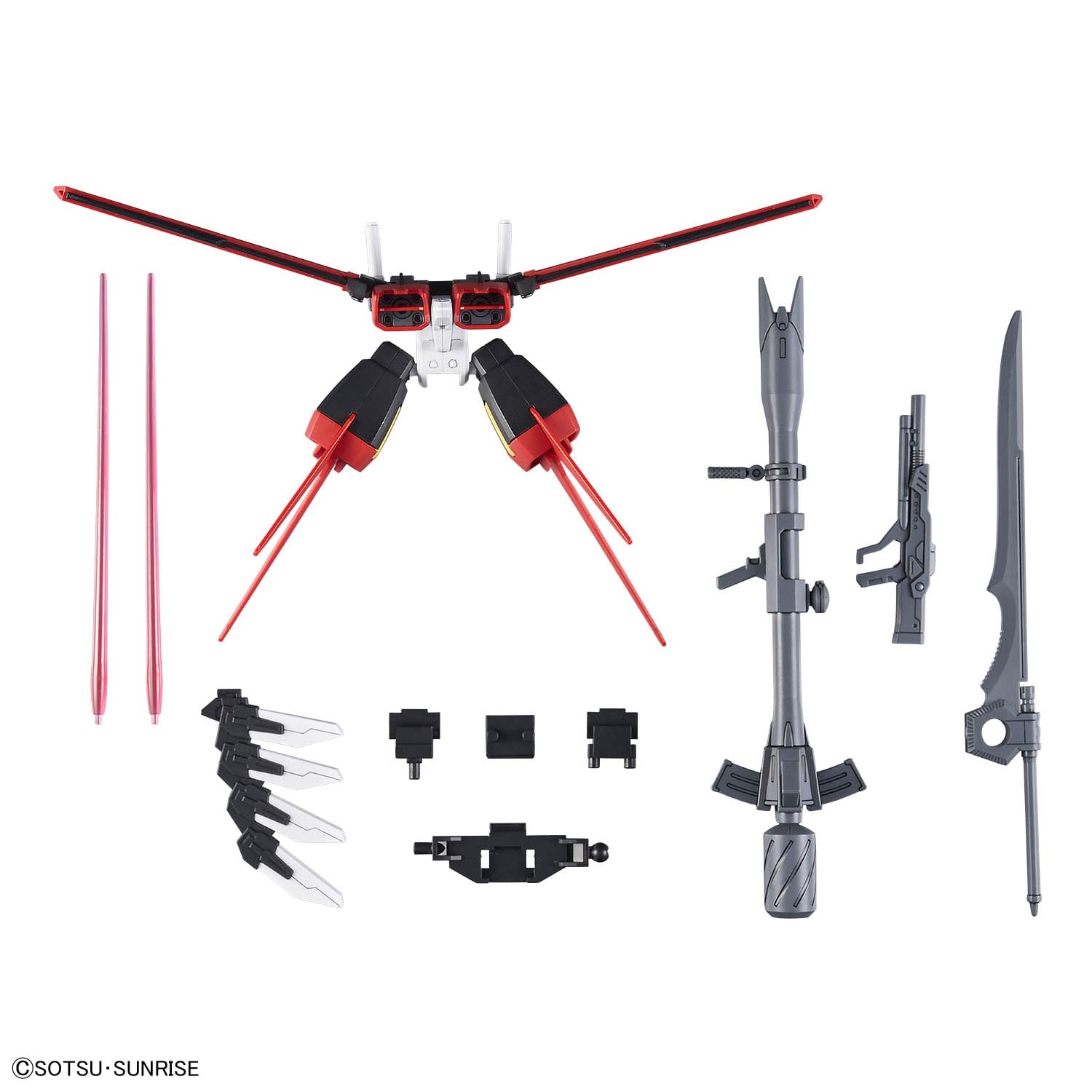 BANDAI SPIRITS Option Parts Set Gunpla 01 (Ale Striker) Color-coded Plastic Model