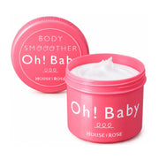 HOUSE OF ROSE 하우스 오브 로제 Oh! Baby 바디 스무저 무향료 200g 바디 스크럽 각질 케어 온천수 성분 배합 마사지