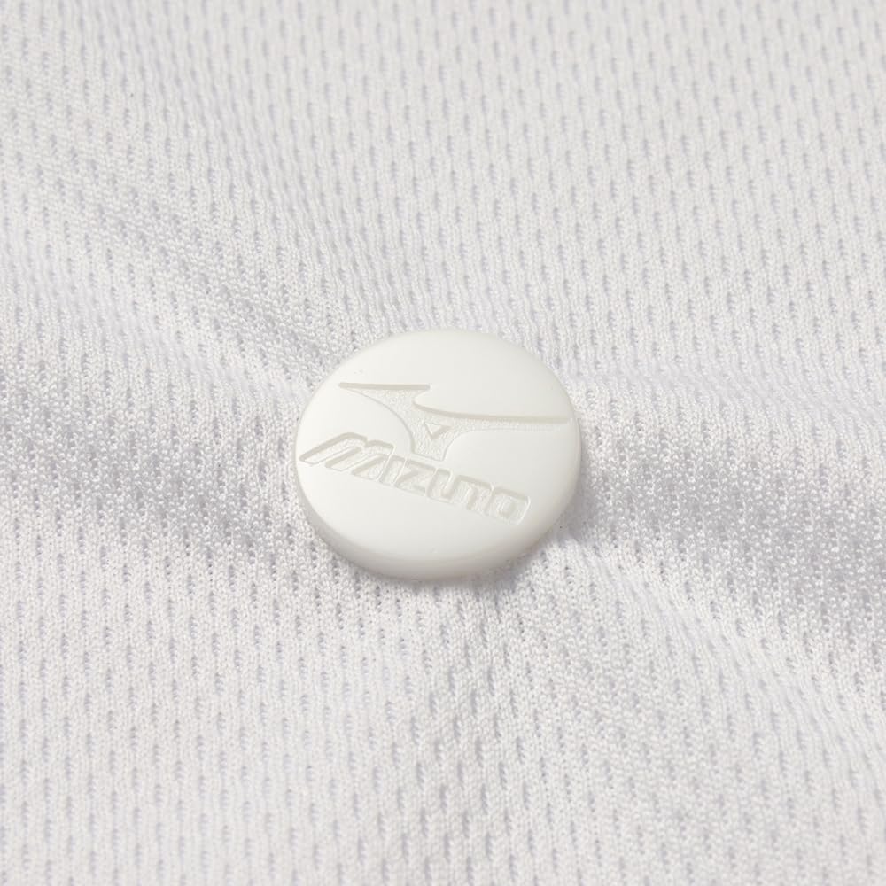 [Mizuno] Running Runup Bib Clasp Snap Marathon Unisex White Free Size