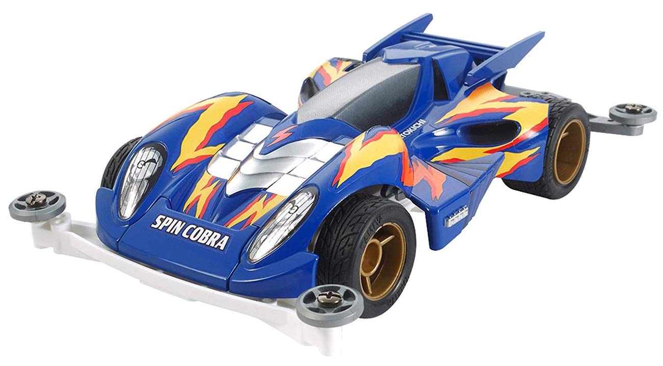Tamiya Full Cowl Mini 4WD Series No.50 Spin Cobra Premium Super II Chassis 19450