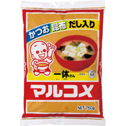 Marukome Ikkyu-san Bonito and Kelp with Dashi 750g x 12 bags Great for heat stroke prevention and nutritional support