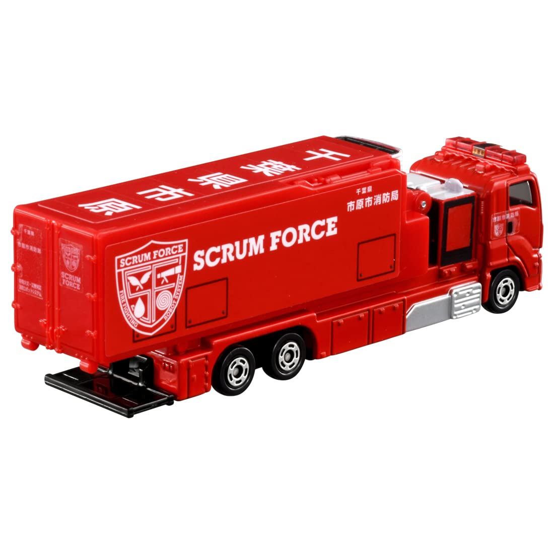TAKARA TOMY Tomica Long Type Tomica No.121 Ichihara City Fire Department Scrum Force Mini Car Toy Ages 3+