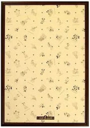 Tenyo [Made in Japan] Wooden Puzzle Frame Disney Exclusive Panel for 1000 Pieces Brown (51x73.5cm) Easy Set Stopper Function Mickey Emblem Plate Hanging Strap Included