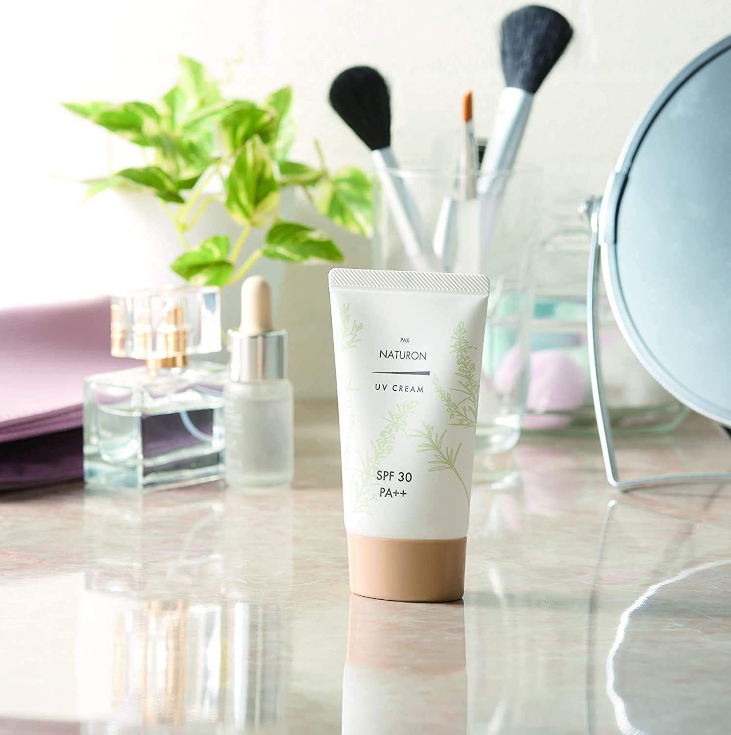 PAX NATURON(팩스 내츄론) UV크림 화장 기초 선스크린 (SPF30 PA++ / 45g) 100%자연 유래 성분 자외선 보습