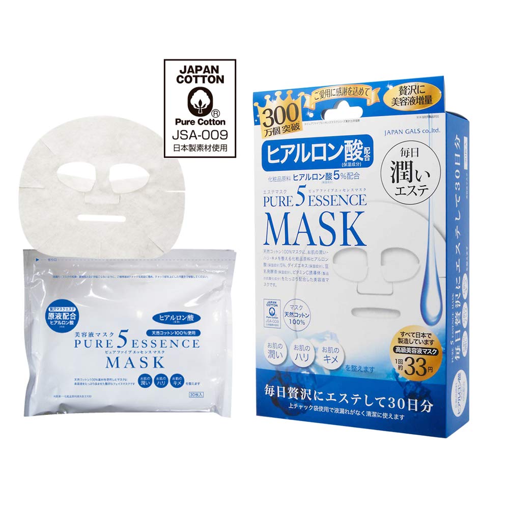 Japan Gals Pure Five Essence Mask HY30 ชิ้น