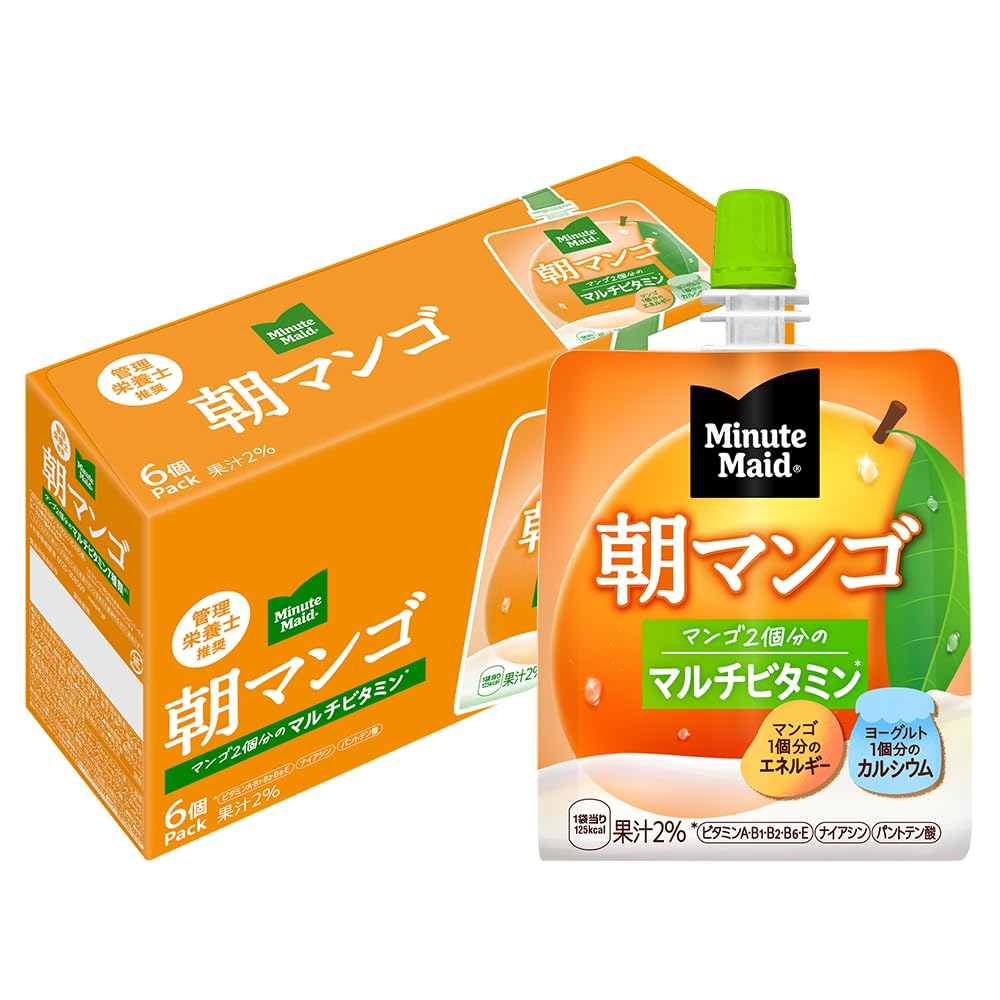 Coca-Cola Minute Maid Morning Mango Jelly túi 180ml x 6
