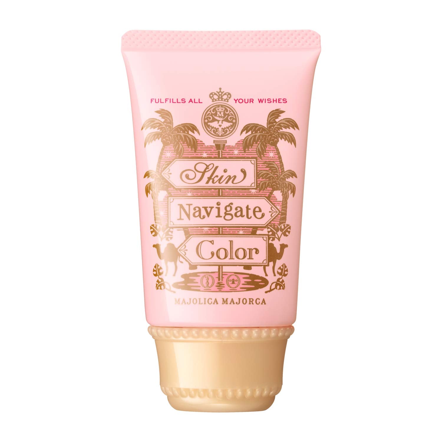 MAJOLICA MAJORCA (마조리카 마요르카) 스킨 네비게이트 컬러 산호 복숭아 35g SPF30 · PA +++ | 화장 기초 | 크림 모양 | 투명감 자외선 컷 테카리 방지