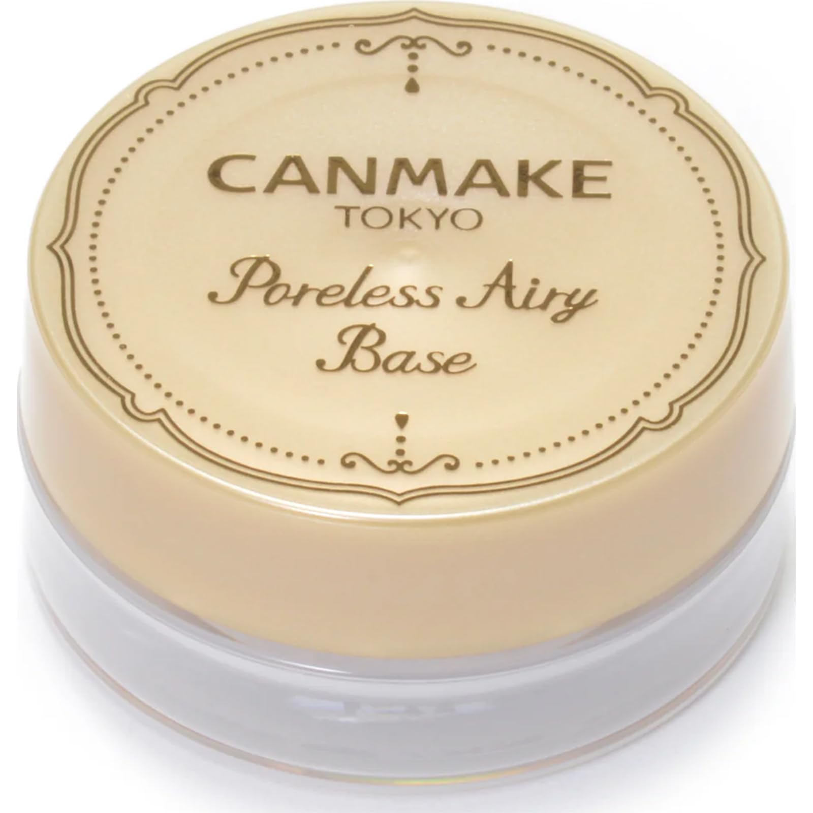 Canmake Poreless Airy Base 01 Pure White Makeup Base Jar 9g (x 1)