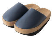 Alfax Core Training Slippers, Indoors, Women's, Slippers to Adjust Your Core, Sliet, Blue, 23.0-24.5cm