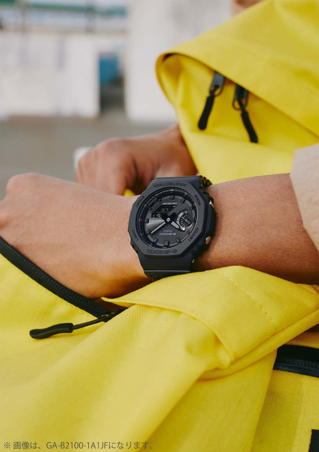 [Casio] G-Shock Watch [Domestic Genuine Product] Equipped with Bluetooth Solar GA-B2100-1AJF Men's Black