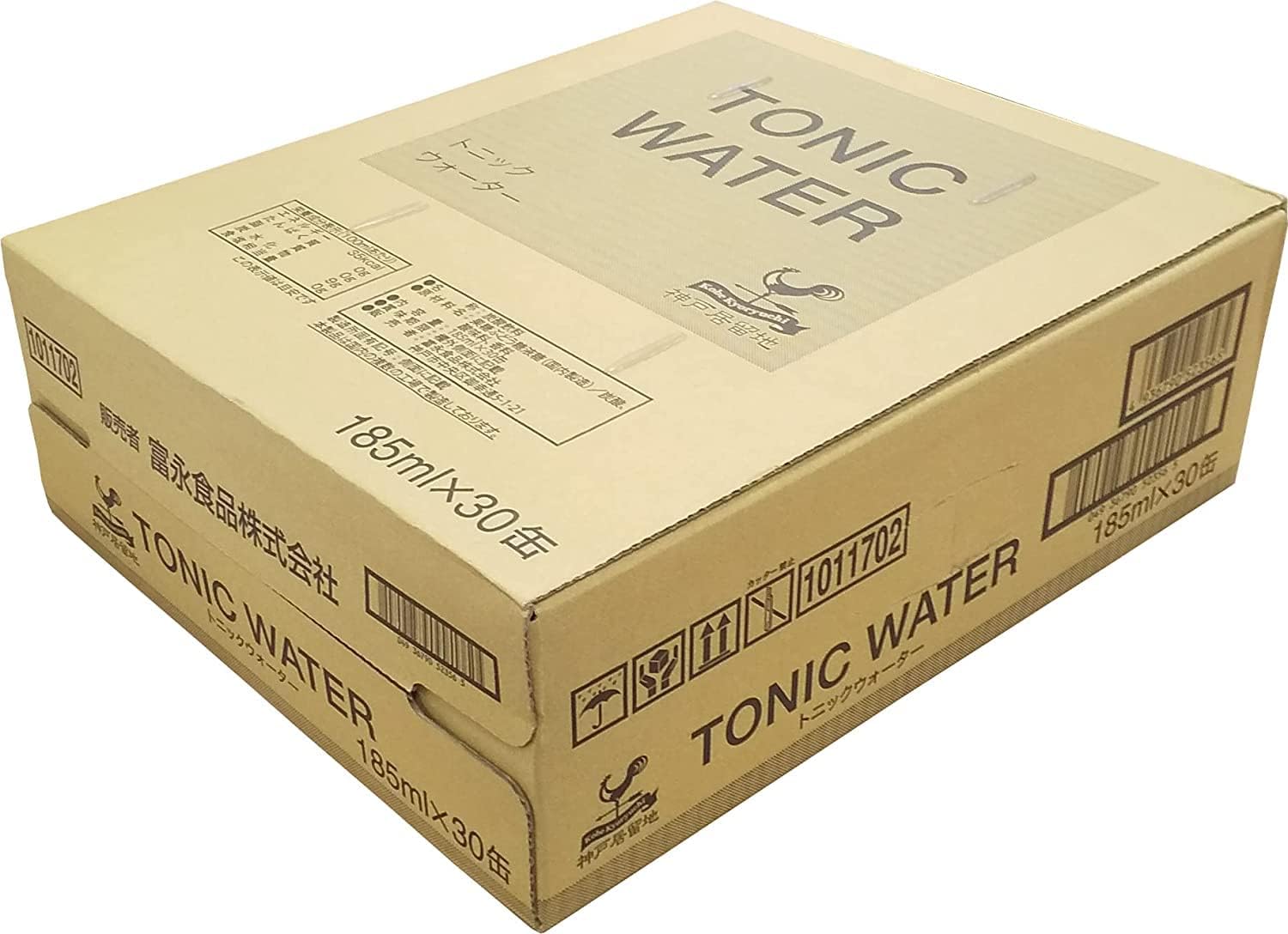 Kobe Settlement Tonic Water 185ml 30 bottles Split material 1 cup single use Mini can cools quickly Strong carbonation