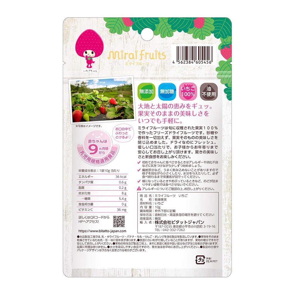 Mirai Fruit Strawberry 8g