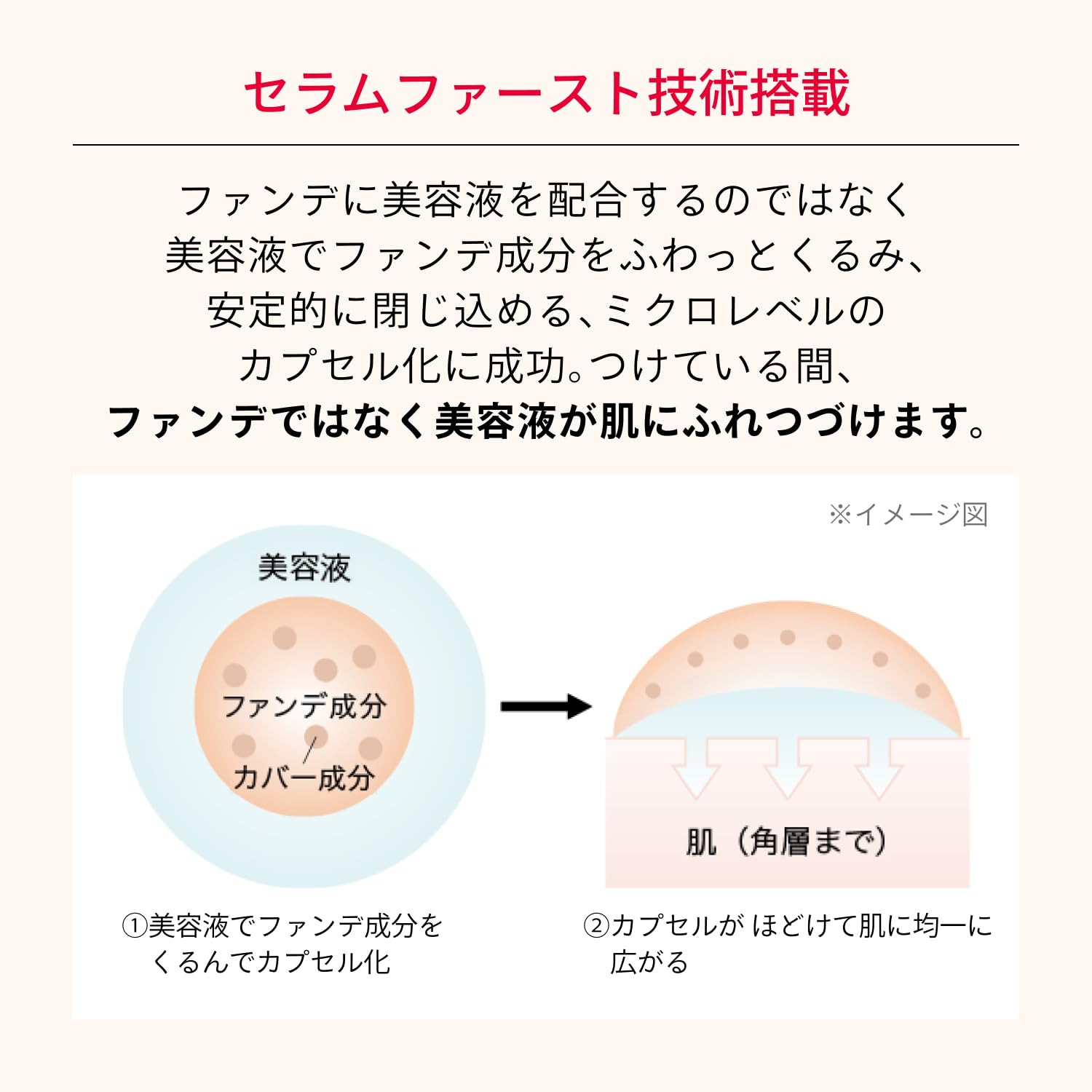 Maquillage Essence Liquid EX Ocher 10 24mL SPF50+ ・ PA++++ | Foundation | Liquid form | Unscented | 2025 model Pore cover Gloss Transparency Foundation serum