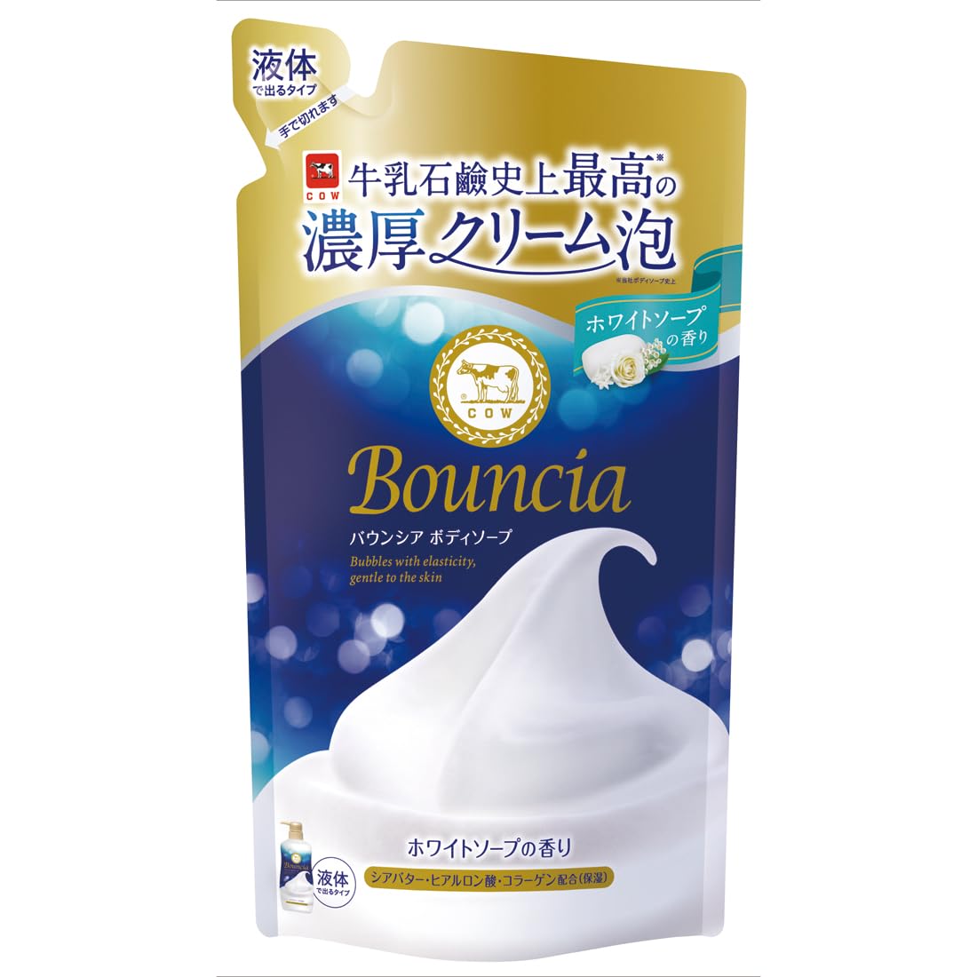 우유 비누 바운시아 바디 비누 화이트 비누 향기 리필용 360mL