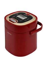 Kumazaki Aim Multi Rice Cooker Red MC-107 Small rice cooker that can also be used for cooking Recipe book included Easy touch panel operation