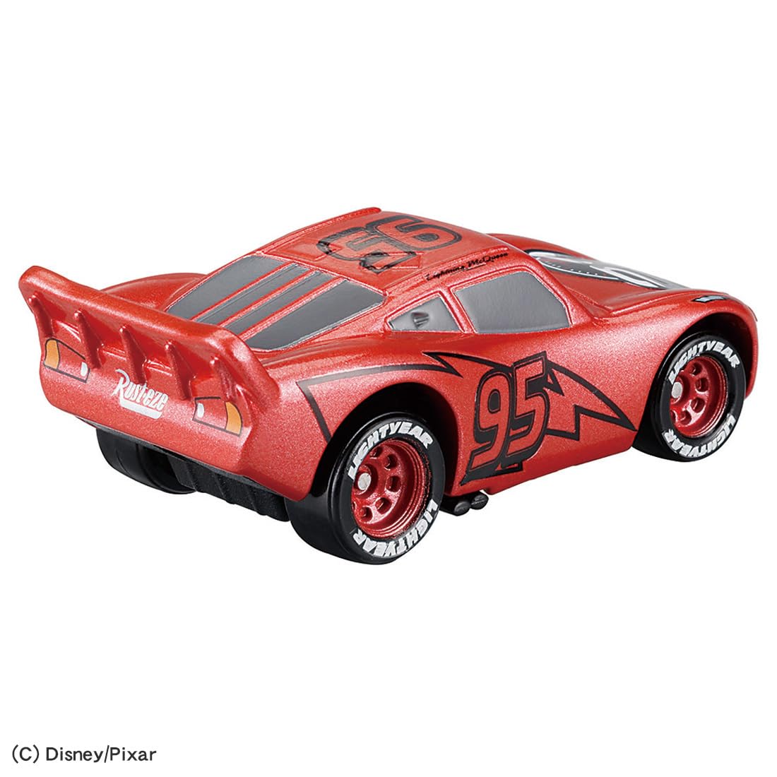 TAKARA TOMY Disney Cars Tomica C-03 Lightning McQueen (20th Anniversary Type) Mini Car Toy Ages 3+