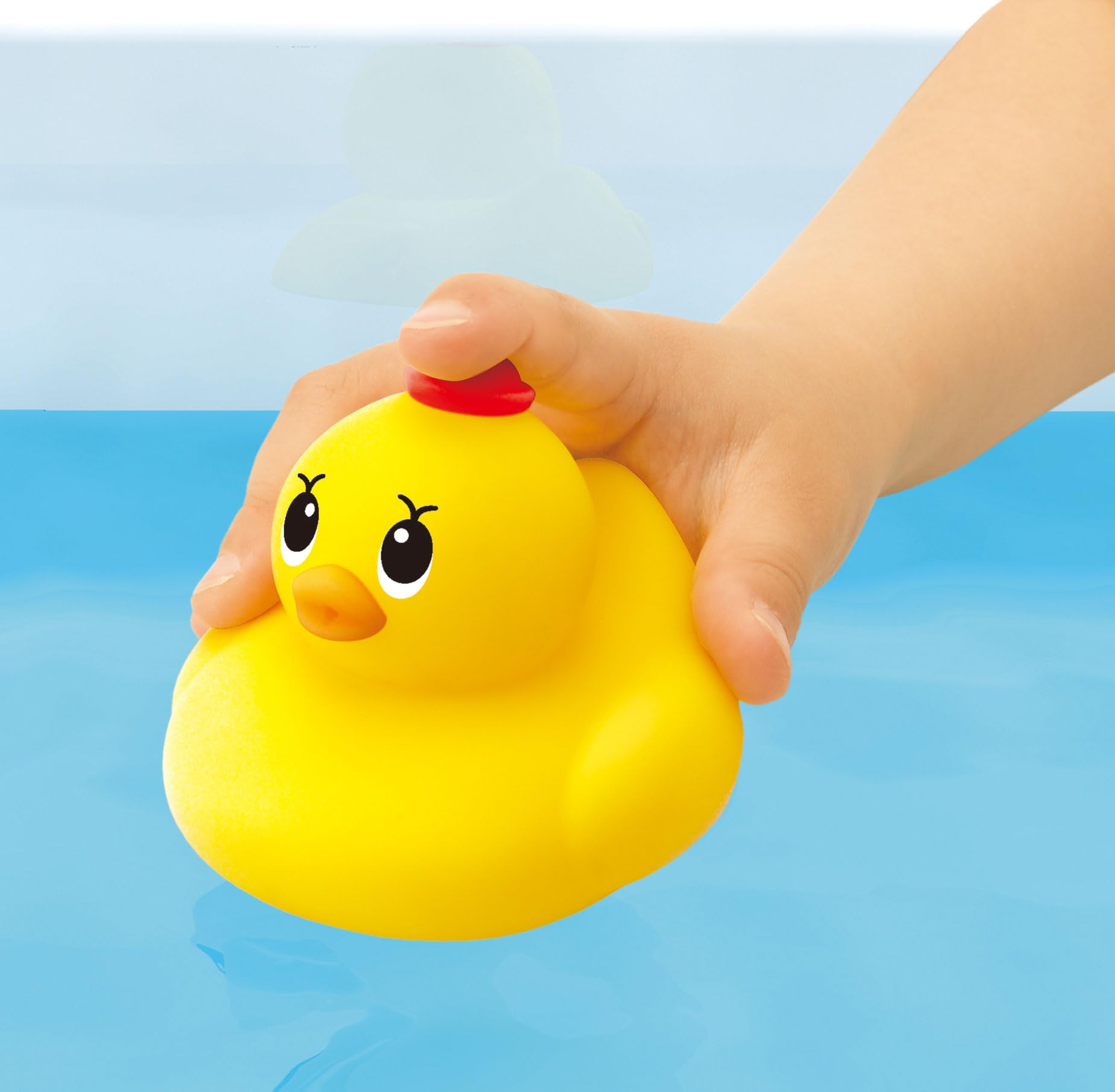 Pilot Duck Captain Pukkapuka Water Teppou 1 year old 2 year old 3 year old Bath Pool Sand water