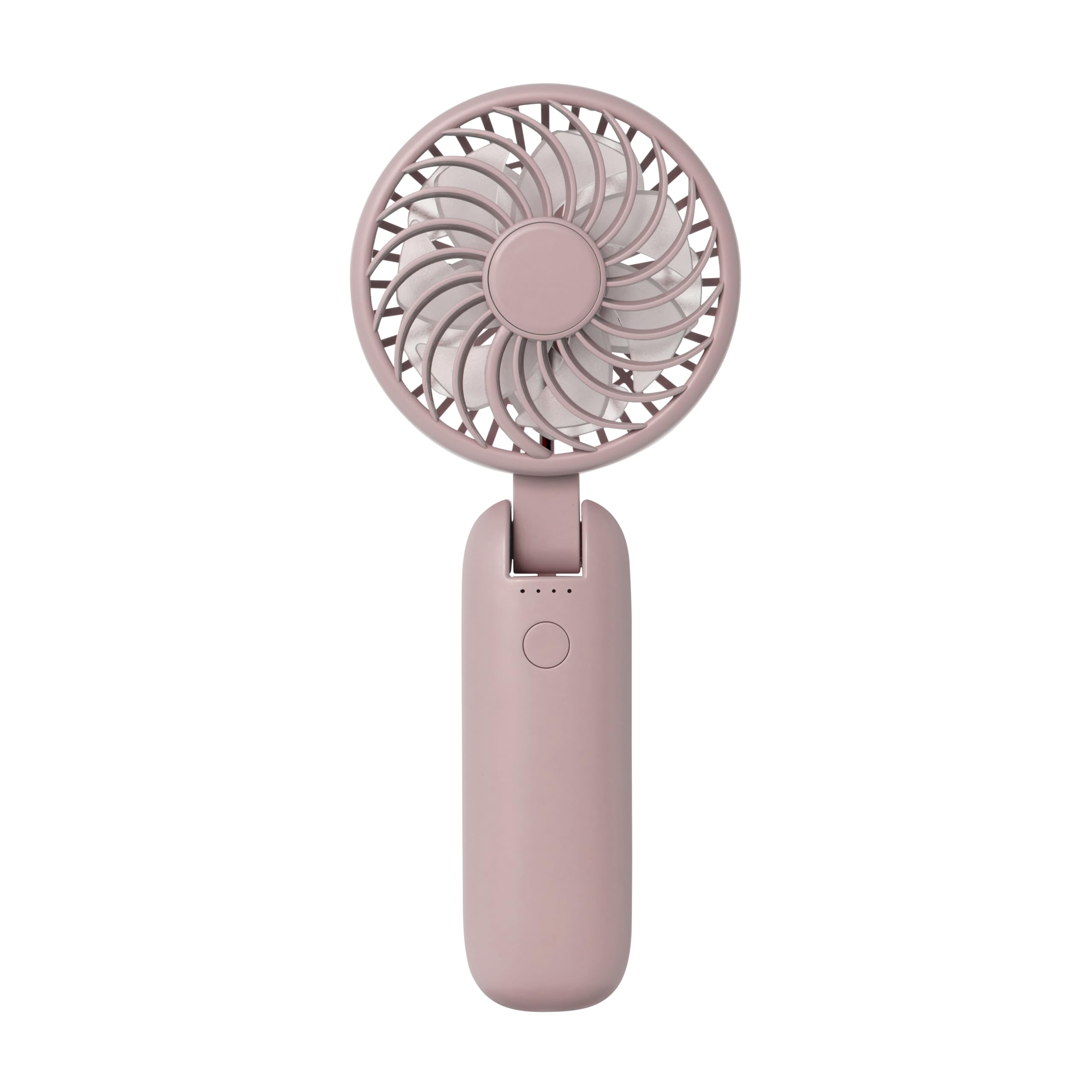 Life on Products 대풍량 더블 팬 카라비나 첨부 릴리 화이트 핸디 팬 핸즈프리 팬 소형 선풍기 휴대 선풍기 소지 선풍기 강력 LCAF001… (SP(스모키 핑크))