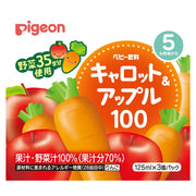 비둘기 캐럿 & 애플 100 125ml × 3 코팩 × 4 개