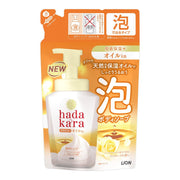 hadakara body soap, foaming oil-in type, rose garden scent, refill, 420ml x 2-piece set