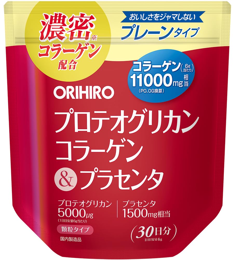 Orihiro Proteoglycan Collagen & Placenta 180g