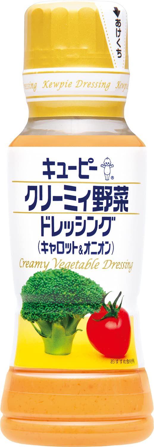 Kewpie Creamy Vegetable Dressing (Carrot & Onion) Carrot Onion 180ml 1 piece
