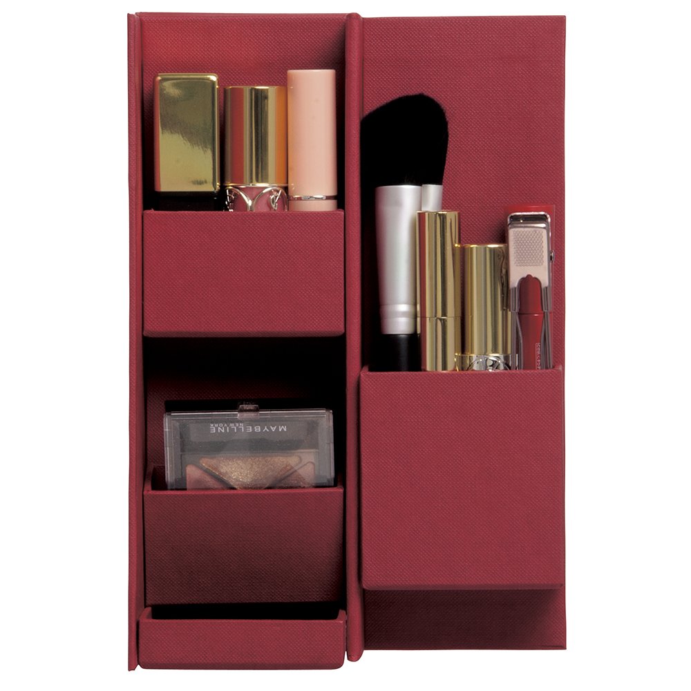 Nakabayashi Lifestyle Tool Accessory Storage Case Box S Wine Red LST-B01WR