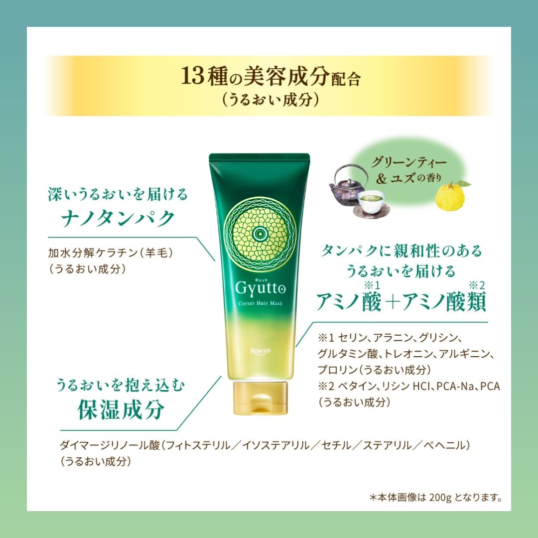 Gyutto(규트) 코르셋 헤어 마스크 200g