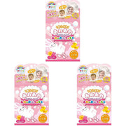 Manaburo [Bulk purchase x 3-piece set] Learning in the bath Manaburo Awa Awa in the bath The source of the bubbles The scent of flowers 40g