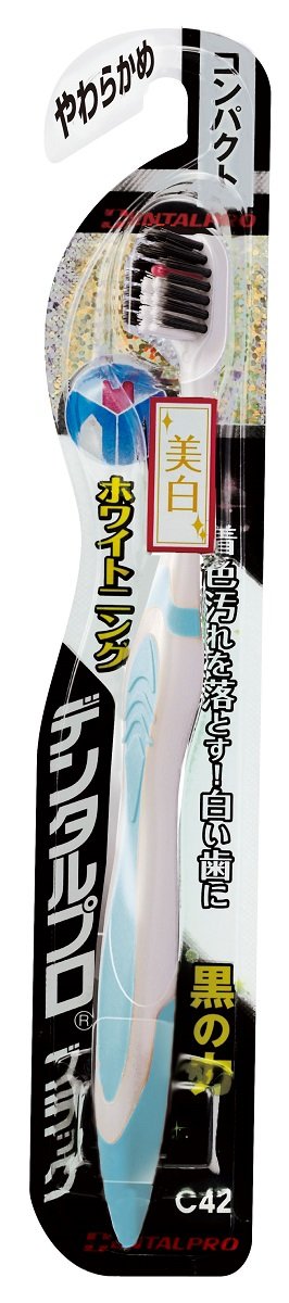 덴탈 프로 블랙 화이트닝 컴팩트 부드러운