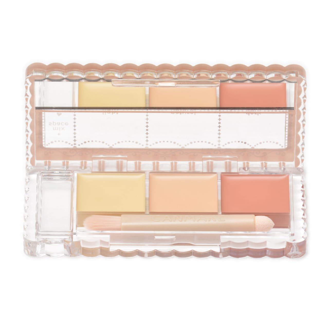 Canmake Color Mixing Concealer 04 Red Beige 4.2g Concealer 3 Color Palette Bear Dullness