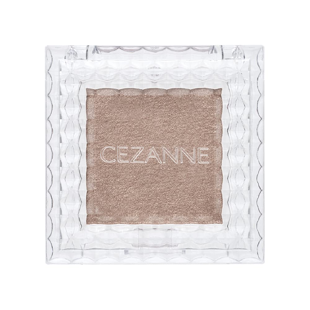 Cezanne Single Color Eyeshadow 09 Grayish Brown Single Color Eyeshadow Moist Texture Powder 1.0g (x 1)
