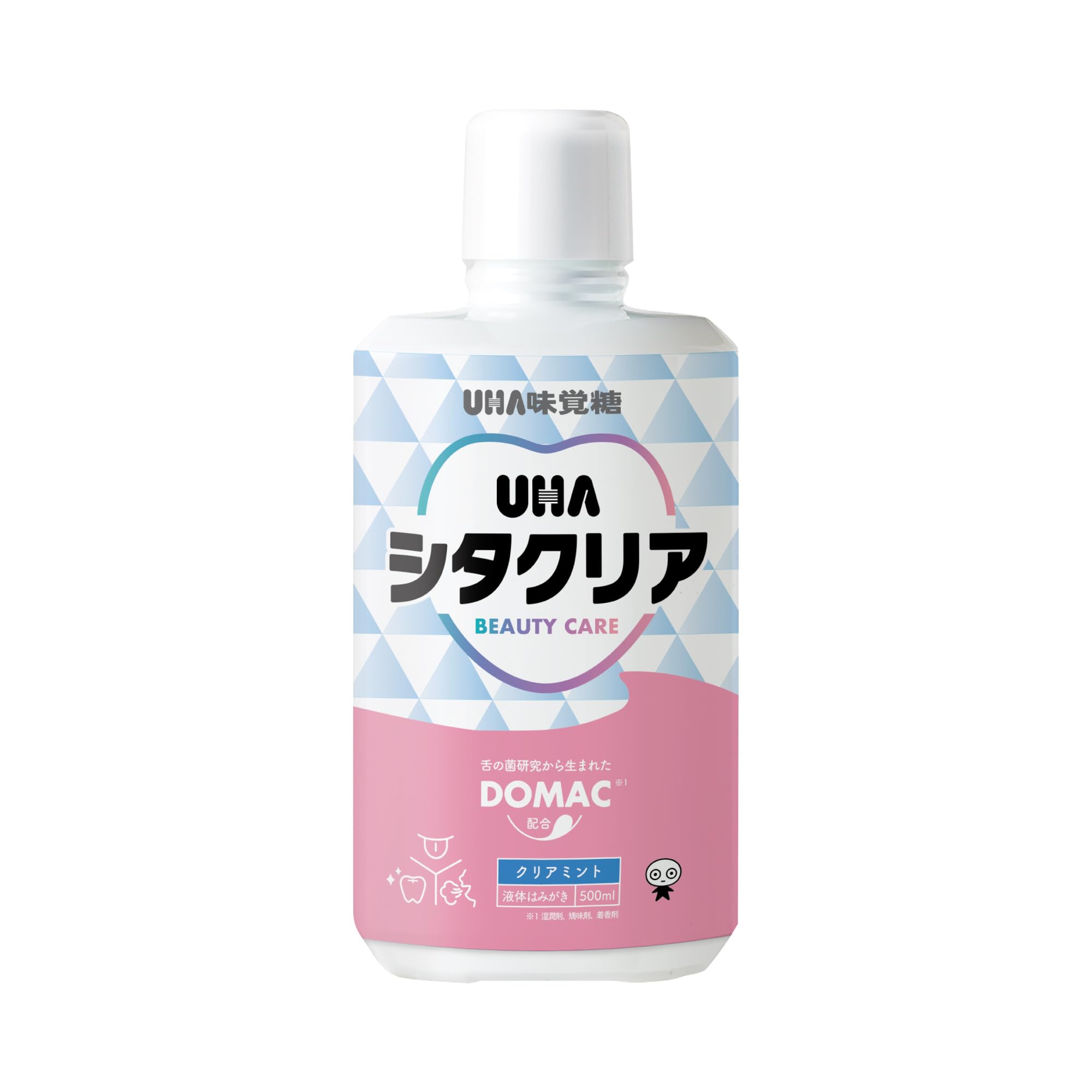 UHA 미각 당 UHA 시타 클리어 액체 엽서 클리어 민트 맛 500ml 구취 예방 오랄 케어