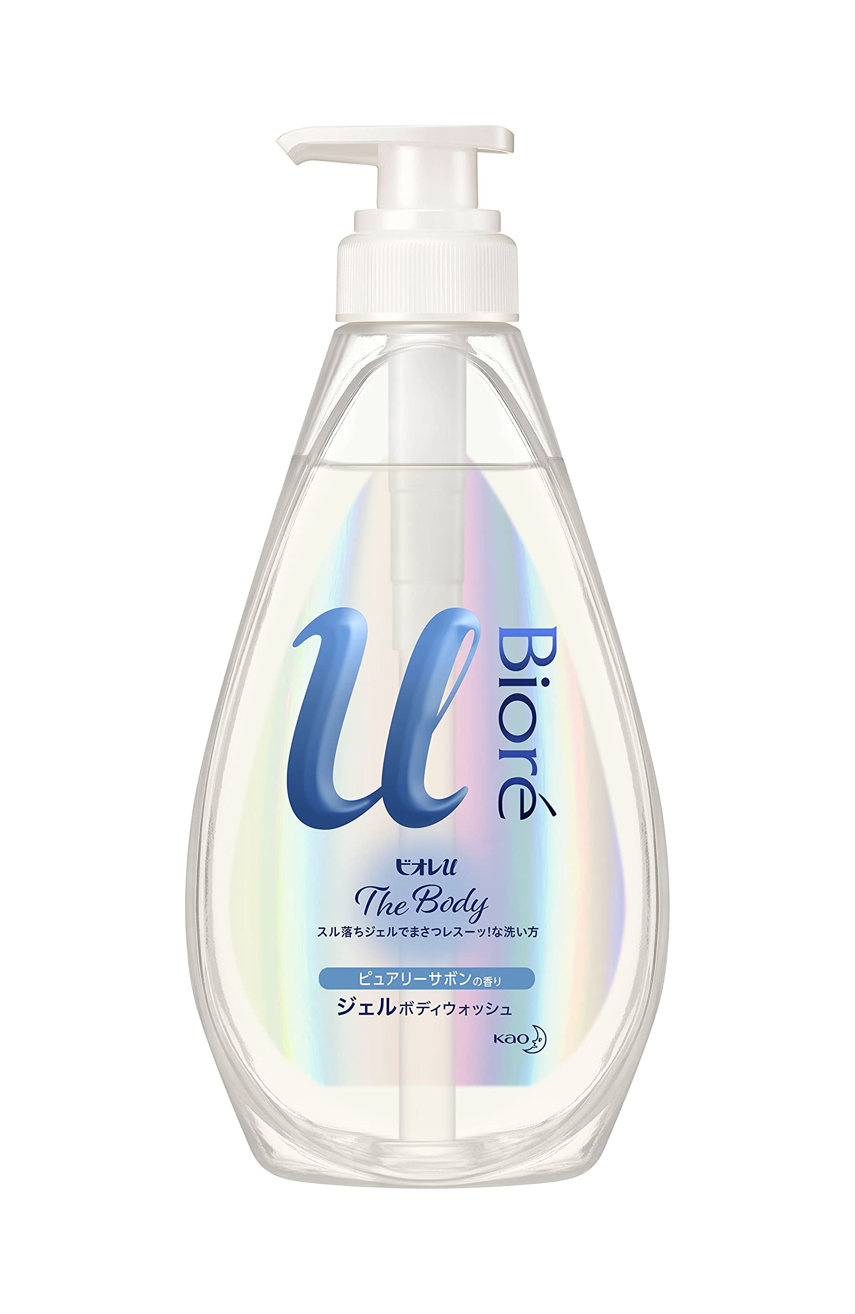 Biore U The Body Gel Type Body Wash Purely Sabon Scent Pump 480ml