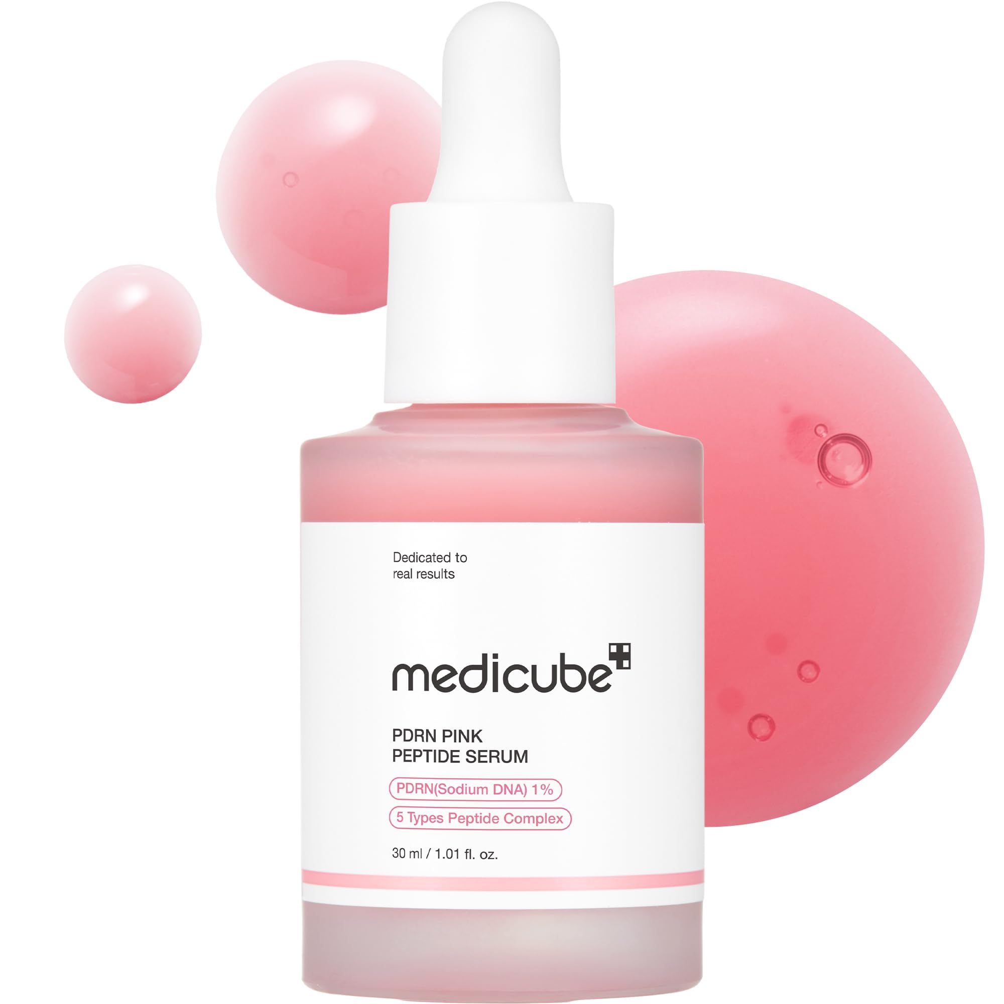 메디큐브 PDRN 핑크 앰플 10,000ppm 배합 미용액 연어 주사 저자극 저울 한국화장품 medicube pink peptide serum